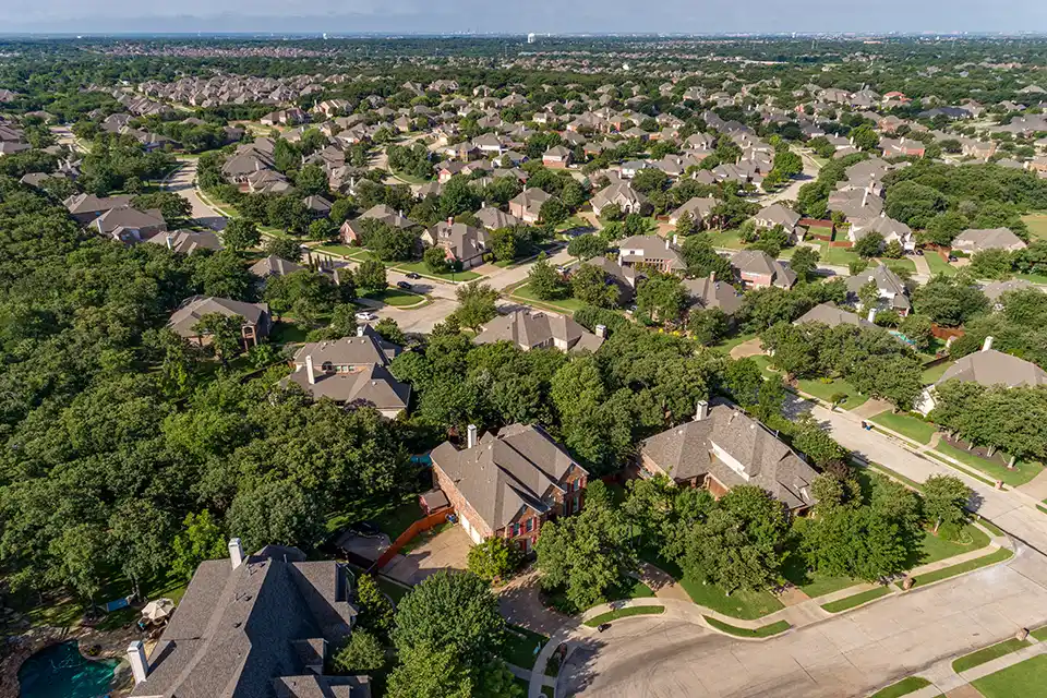 hoa-management-company-keller-tx-aerial-community-view Keller Texas HOA Management Company - Aerial Community View
